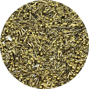 Imagem de Terminal Tips Bolinha Ouro Velho 100pçs 10g - Macall
