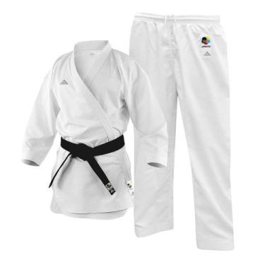 Imagem de Kimono Karate adidas Adzero WKF Approved Branco K0-2.0, 185