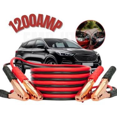 Imagem de Cabo Chupeta Transmissão de Bateria 1200AMP para Caminhão Carros Auxil