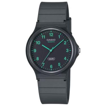 Imagem de Relógio casio unissex collection preto com verde mq-24b-8bdf
