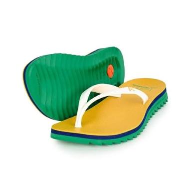 Imagem de Chinelo Kenner Ibiza Reggae Anitta Feminino - Amarelo - 38