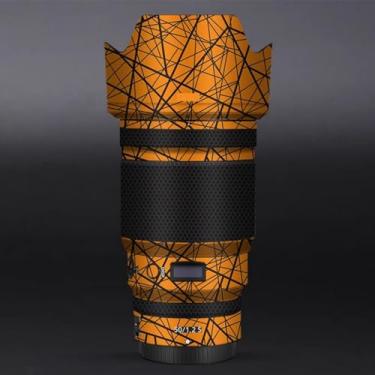 Imagem de Adesivo de lente de câmera para Nikon Z 50 mm F1.2S Película protetora de vinil decalque skin para 50 1.2 (laranja cruzado)