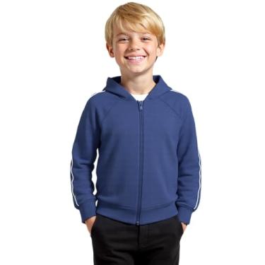 Imagem de Blusa de Moletom Infantil Azul Marinho Tamanho 06