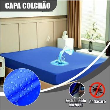 Imagem de Capa colchão Berço hospitalar impermeável pvc protetor colchonete teci