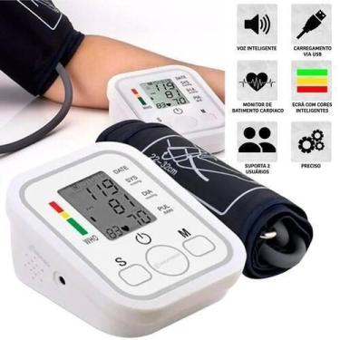 Imagem de Super Medidor Pressão Arterial Digital Braço Portatil - Sweet Home