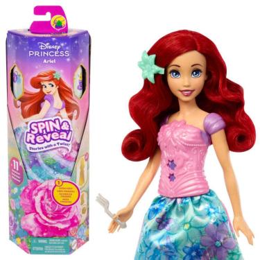 Imagem de Disney Princesa Ariel Spin and Reveal Flores MATTEL