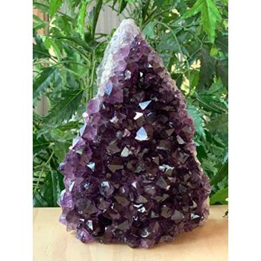 Imagem de Aglomerado de ametista roxa profunda uruguaia, geodo de ametista, ametista crua, catedral de ametista, drusa de ametista, cristal de ametista (0,1-0,2 kg)