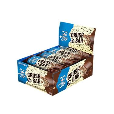 Imagem de +Mu Crush Bar 2.0 Barra Proteica 10g Proteína Sabor Cookies'n Cream - Display 12 unidades 35g
