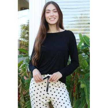 Imagem de Pijama De Frio Feminino Inverno Nuck Poa Empório Do Algodão, GG, Mulhe