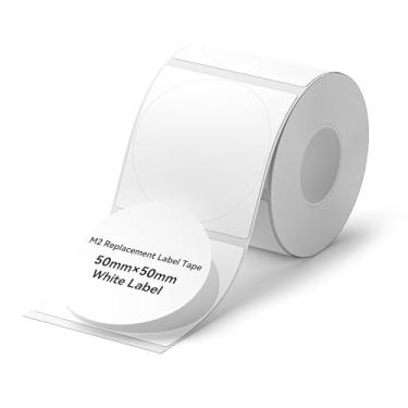 Imagem de NIIMBOT Etiquetas de transferência térmica M2 50 mm × 50 mm brancas redondas