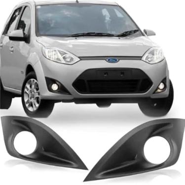 Imagem de Par Moldura Grade Farol De Milha Fiesta 2011 2012 2013 2014