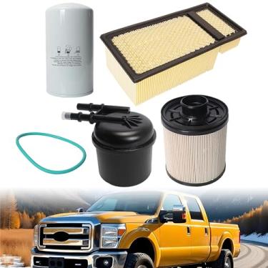 Imagem de JAVOUKA Kit De Filtro Para Motor Powerstroke 6.7L, Combustível Fa1902 Air Fl2124S/Fl2051S Oil Fd4615, Ford F250 F350 F450 F550 Super Duty 2011-2016, #Bc3Z-6731-B, Bc3Z-9N184-B, Bc3Z-9601-A