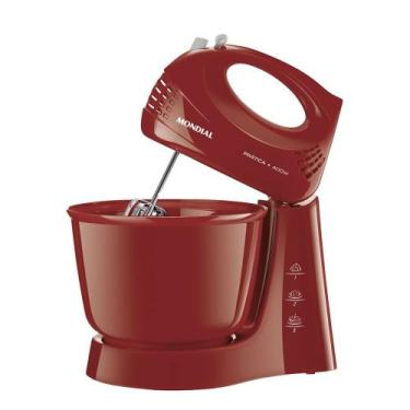 Imagem de Batedeira Mondial Prática B-44-R Vermelha - 400W 127V, UNICA, 110V