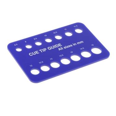 Imagem de KiBcsLic Ponta de Taco de Sinuca de 8,5 Mm a 15 Mm, Acessório Compacto para Bilhar, Ferramenta Portátil para Presente de Aniversário, Azul