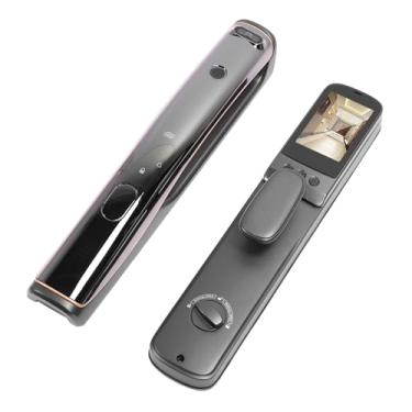 Imagem de Eujgoov Trava de Porta de Entrada Sem Chave Multifuncional Com Armazenamento de Alta Capacidade, Sensor de Impressão Digital Semicondutores, para Aplicativo, Escritório de Hotel Doméstico