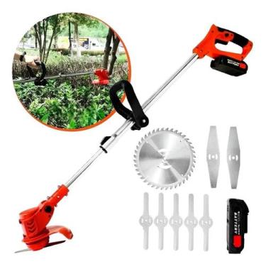 Imagem de Aparador De Grama Sem Fio Roçadeira A Bateria Nakasaki 1580w - Sa, Son