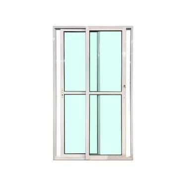 Imagem de Porta Balcão 2 Folhas Vidro 210x150 Branco Linha 25