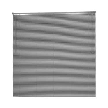 Imagem de Persiana Horizontal PVC 25mm 80x130cm Chumbo para Janela Conthey Evolu