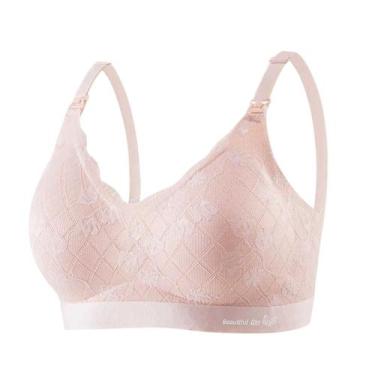 Imagem de Sutia Amamentação Bojo Reforçado Rendado Roupa Maternidade - SOPHIA MO