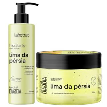 Imagem de Kit Hidratante + Esfoliante Corpo E Rosto Labotrat Dia A Dia Cheiro De Fruta Lima 300g