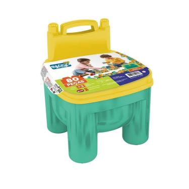 Imagem de Brinkadeira Blocolândia Click 80 Peças - Dismat