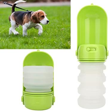 Imagem de Garrafa de água para Cachorro, 350ml Dobrável Portátil para Viagem de Animais de Estimação Copo de Bebida de água Material de Silicone, à Prova de Vazamento e Sem BPA