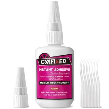 Imagem de Adesivo de cianoacrilato líquido Super Glue de média viscosidade - CYA