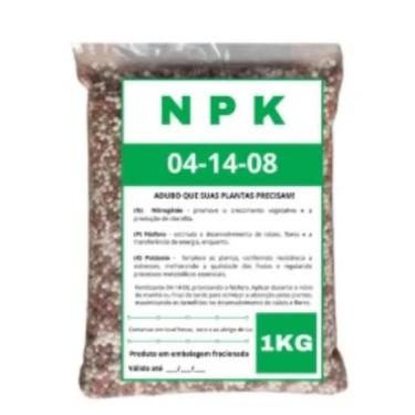 Imagem de Fertilizante adubo npk 04-14-08 - 1kg - Agroestufa