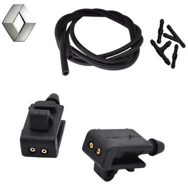 Imagem de Par Brucutu Esguicho Agua Megane + Mangueira Adpatadores