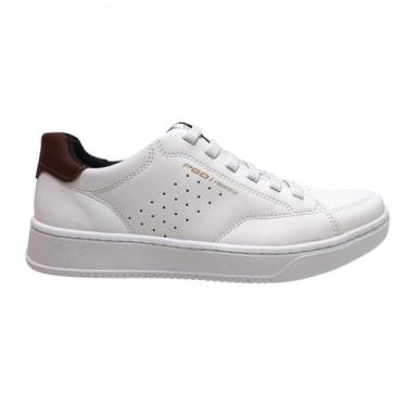 Imagem de Tênis Moderno Masculino Casual Pegada 171907 - Pgd, Branco, 41