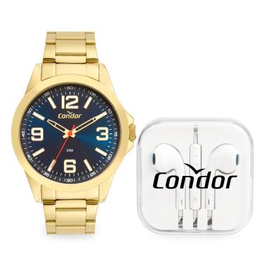 Imagem de Kit Condor Masculino Drive Dourado - CO2035NBW/K4A