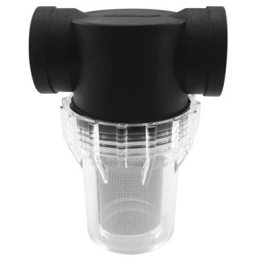 Imagem de E-outstanding Filtro de tubulação de jardim 2,5 cm malha 40 purificador de água potável cultivada filtro de plástico para pulverização lavadora de pressão esfregão de piso