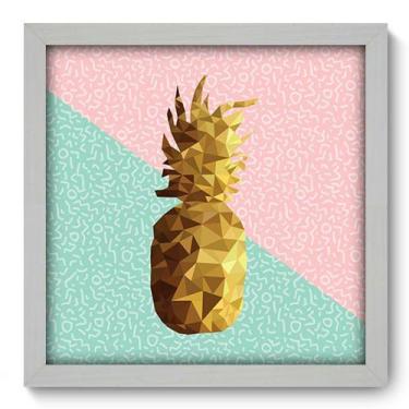 Imagem de Quadro Decorativo - Abacaxi - 33cm x 33cm - 352qdcb - Allodi
