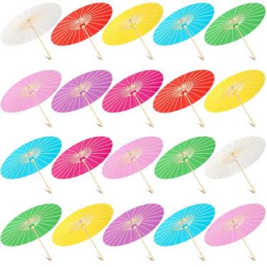 Imagem de Guarda-chuva de papel Sanwuta DIY Decorativo Chinês Japonês x20