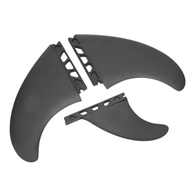 Imagem de Generic Conjunto de Barbatanas de Surf, Durável 3pcs Surfboard Fin Desen PVC Easy Instalação Eco Amigável para Longboards