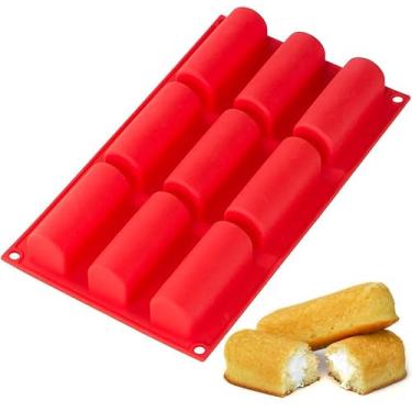 Imagem de Conjunto de mini panela de silicone antiaderente de silicone Webake, Twinkie Pan/Log
