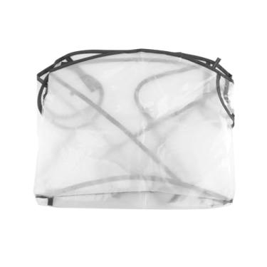 Imagem de Esquirla Capa de chuva transparente para carrinho de bebê, acessório para carrinho de bebê, EVA, à prova de vento, instalação rápida, proteção universal para