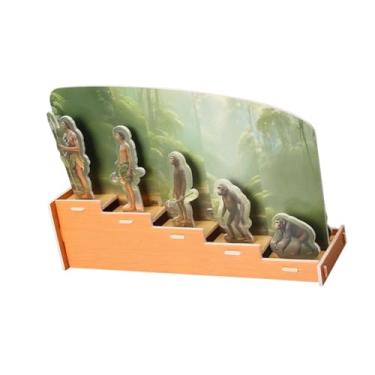 Imagem de YIJU Quebra-cabeça histórico humano, brinquedo educacional, faça você mesmo, materiais didáticos práticos, artesanato científico para aprendizagem precoce