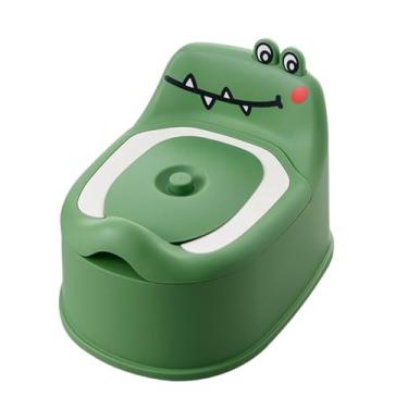 Imagem de predolo Assento de penico para crianças de 1 a 6 anos, com tampa e design prático para uso em casa, verde
