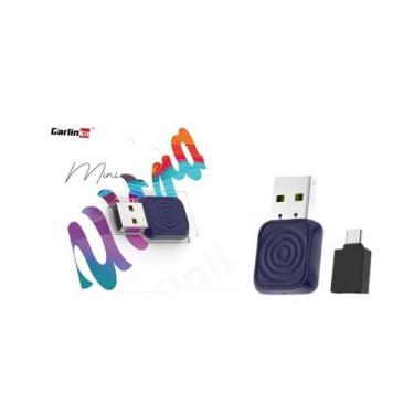 Imagem de Adaptador Mini Ultra CarPlay Android Auto Sem Fio CarlinKit 5.0 BT 54G