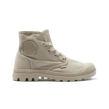Imagem de Palladium Bota feminina Pampa Hi Boot de lona vegana com cadarço, Pilat, 34
