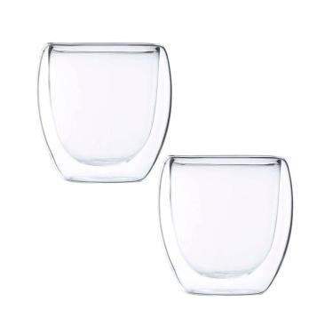 Imagem de Copos Parede Dupla Blend Vidro 250ml Maxwell