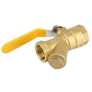 Imagem de Y Tipo de Filtro de Latão Válvula de Esfera de Filtro 3/4 BSPP Feminino para Gás Aquático, Pequeno Volume, Peso Leve, Abertura Rápida e Fechamento