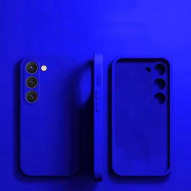 Imagem de Capa de silicone líquido para Samsung Galaxy A56 A55 A35 A34 A54 A15 A53 A73 A23 A32 A52 A51 A31 4g 5g Cobertura total macia (para A26/KYLBlue)