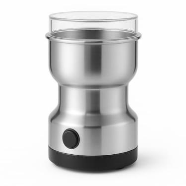 Imagem de Moedor de Café Elétrico Inox 200 W, Copo 150 g, Lâminas em Aço — Tampa com Segurança — 110 V
