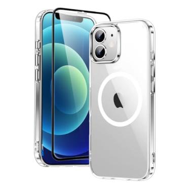 Imagem de Capa Capinha Case Magnética Carregamento por Indução E Película de Vidro 3d Para iPhone (iPhone 12/12 Pro)