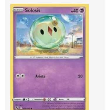 Imagem de Carta Pokémon TCG - Solosis (Tempestade Prateada) - Comum