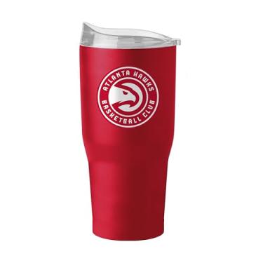 Imagem de FANMATS Copo de aço inoxidável NBA Atlanta Hawks de 850 g – Acabamento em pó durável – Serve para a maioria dos porta-copos, copo NBA oficialmente licenciado – mantém as bebidas quentes e frias