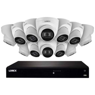 Imagem de Sistema de Câmera de Segurança Fusion NVR 4L 8 MP com 12 Câmeras e 16 Canais