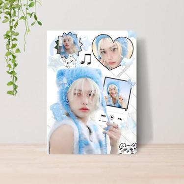 Imagem de Quadro Decorativo Kpop Stray Kids A4  Placa MDF 010 - Lomi Art